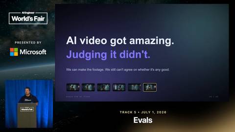 Evaling Video Slop — Maor Bril